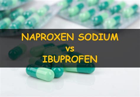 Ibuprofen vs. Naproxen Sodium